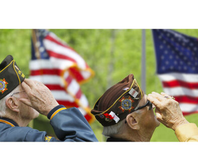 Veterans Saluting and Wondering Does the VA Pay for Hospice Care at Home?
