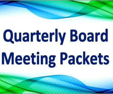 Quarterly Board Meeting Packets